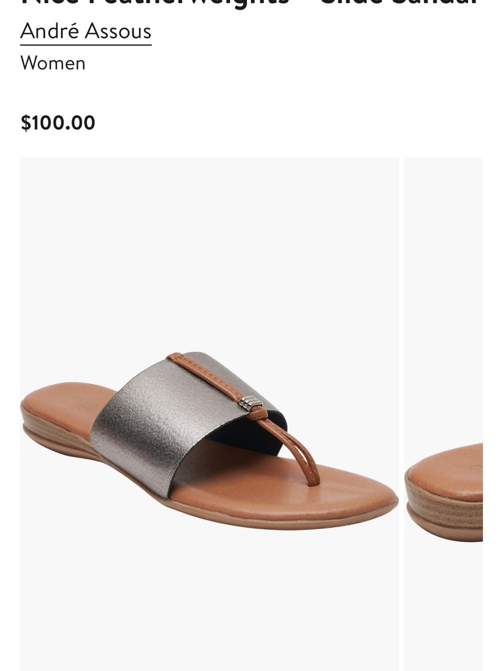 Andre Assous Nice Featherweight Slide Sandal
